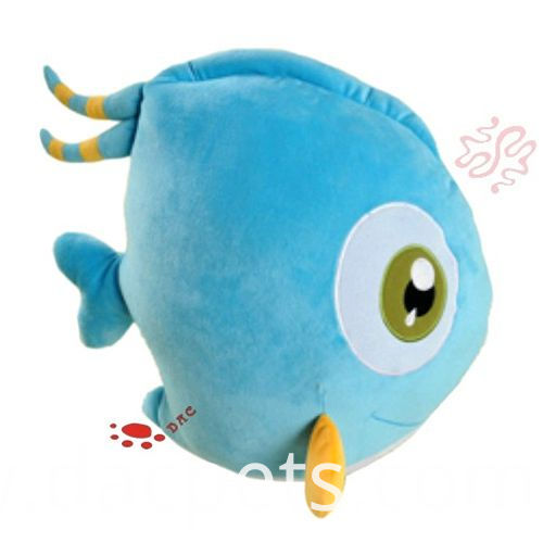 blue fish cushion blue fish cushion